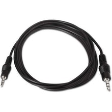 Cable estéreo aisens a128-0142/ jack 3.5 macho - jack 3.5 macho/ hasta 0.1w/ 1.5m/ negro