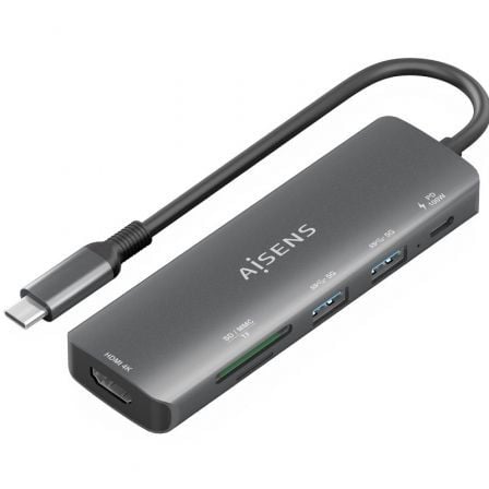 Docking Usb Tipo-C Aisens Asuc-5P011-Gr