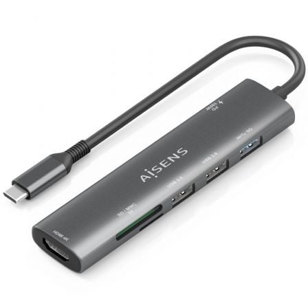 Docking Usb Tipo-C Aisens Asuc-7P025-Gr