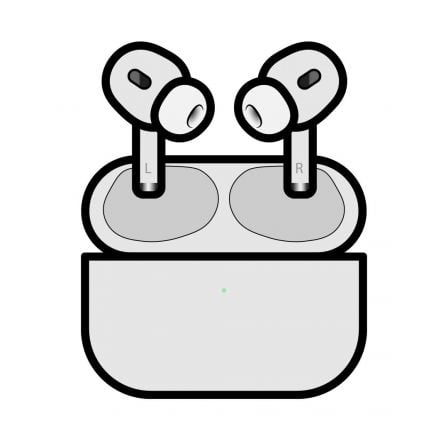 Auriculares bluetooth apple airpods pro 3nd/ usb-c/ estuche de carga magsafe