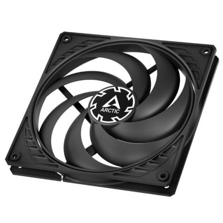Ventilador arctic p14 slim pwm pst/ 14cm/ negro