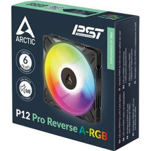 Ventilador arctic p12 pro reverse a-rgb/ 12cm/ negro