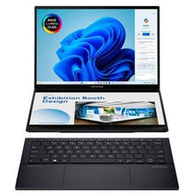 Portátil convertible asus zenbook duo oled ux8406ca-pz152w intel core ultra 9-285h/ 32gb/ 1tb ssd/ 14