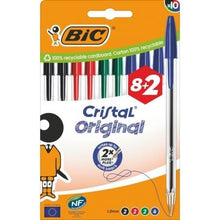 Bolígrafos De Tinta De Aceite Bic Cristal Original