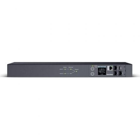 Unidad de distribución para alimentación cyberpower pdu44004/ 10-12a/ 12x iec c13/ formato rack 1u