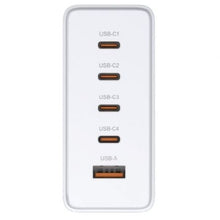 Cargador sobremesa gan d-link dcf-241/e/ 4xusb tipo-c/ 1xusb/ 240w