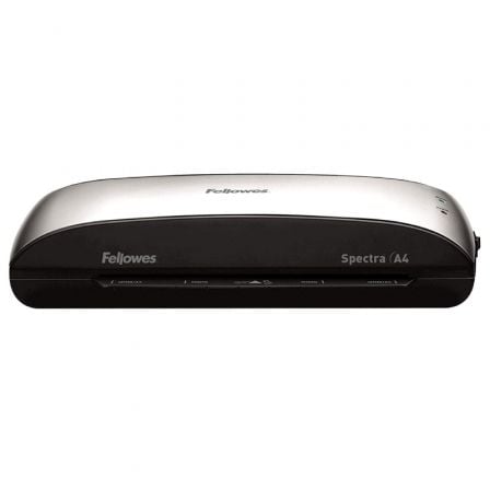 Plastificadora fellowes spectra a4/ hasta a4 y 125 micras/ negra y gris