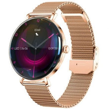 Forever smartwatch lucca sb-370/ notificaciones/ frecuencia cardiaca/ oro rosa/ incluye correa moteada