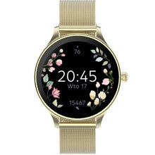 Smartwatch forever velora sb-306/ notificaciones/ frecuencia cardíaca/ oro