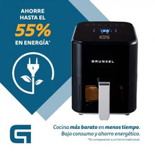 Freidora por aire airfryer / sin aceite grunkel black easy fryer/ 1200w/ capacidad 4l