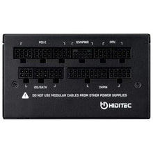 Fuente de alimentación hiditec gdx1050 v2/ 1050w/ ventilador 14cm/ atx 3.0/ pcie 5.0/ 80 plus gold