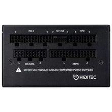 Fuente de alimentación hiditec gdx750 v3/ 750w/ ventilador 14cm/ atx 3.1/ pcie 5.1/ 80 plus gold