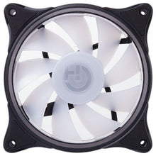 Ventilador hiditec n18 argb/ 12cm/ negro