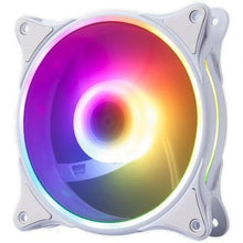 Ventilador hiditec n18 argb/ 12cm/ blanco