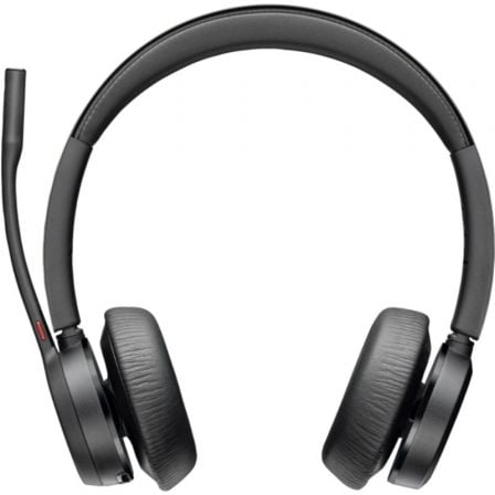 Auriculares inalámbricos poly voyager 4320 para microsoft teams + adaptador bt700/ con micrófono/ bluetooth/ negros
