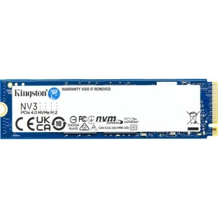 Disco ssd kingston nv3 1tb/ m.2 2280 pcie gen4/ full capacity