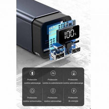 Batería externa/powerbank leotec powerbank 20000mah pd/ 65w/ compatible con portátiles