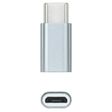 Adaptador nanocable 10.02.0011/ usb tipo-c macho - microusb hembra
