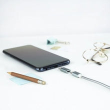 Adaptador nanocable 10.02.0011/ usb tipo-c macho - microusb hembra