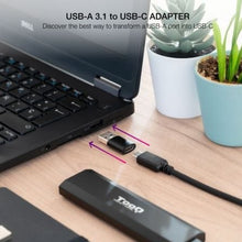 Adaptador usb 3.1 nanocable 10.02.0012/ usb macho - usb tipo-c hembra