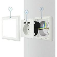 Roseta De Pared Nanocable