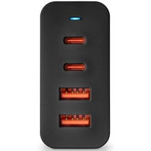 Cargador de pared gan ngs bud 100w/ 2xusb tipo-c/ 2xusb/ 100w