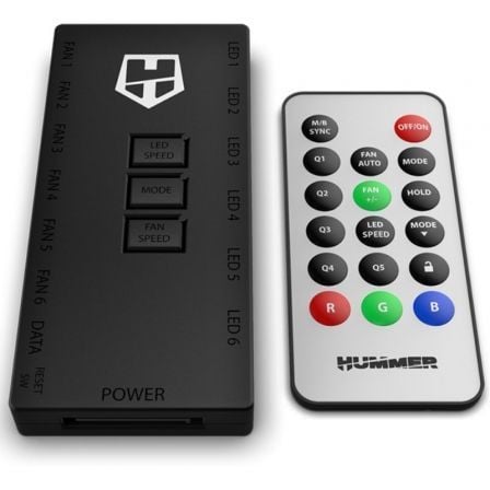 Controlador Hub Remoto Nox R-Hub Para Ventiladores Argb