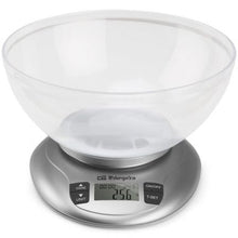Báscula de cocina electrónica orbegozo pc 2017 a/ hasta 3.5kg/ plata