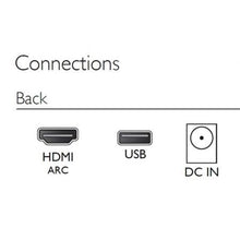 Barra de sonido con bluetooth philips tab4000/10/ 60w/ 2.0/ negra