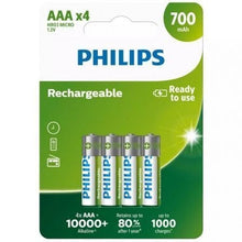 Pack De 4 Pilas Aaa Philips R03B4A70