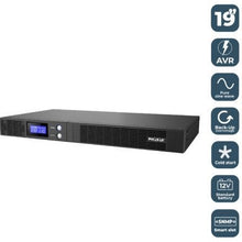 Sai línea interactiva phasak protekt slim rack/ 750va-450w/ 4 salidas/ formato rack