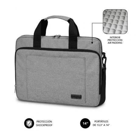 Maletín Subblim Air Padding Laptop Bag Para Portátiles Hasta 14