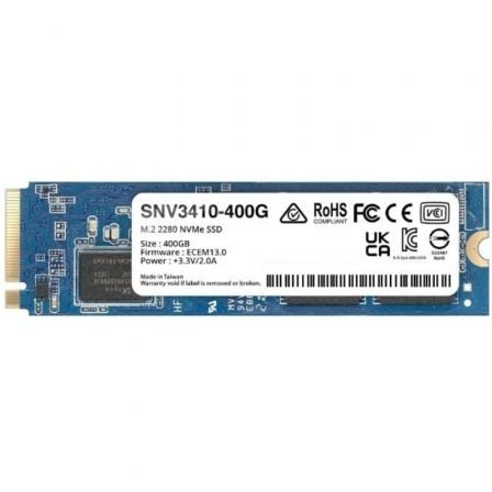 Disco ssd synology snv3410 400gb/ m.2 2280 pcie gen3
