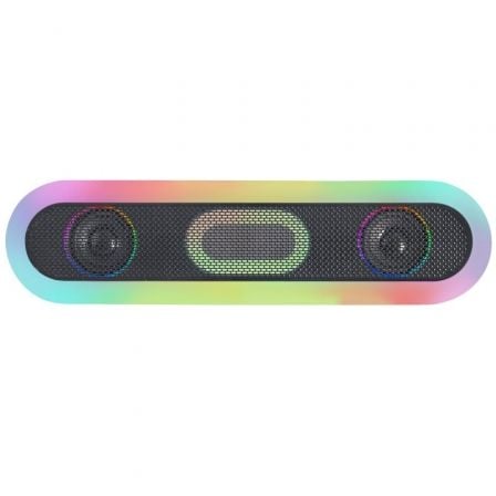 Barra de sonido con bluetooth mars gaming msb-orb/ 20w/ 2.0/ negra