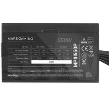 Fuente de alimentación mars gaming mpiii550p/ 550w/ ventilador 12cm