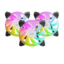 Pack 3 ventiladores mars gaming mf-3a/ 12cm/ argb