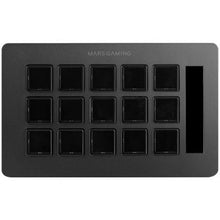 Stream deck slim mars gaming msd-one/ 15 teclas lcd/ negro