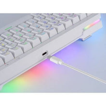 Teclado gaming mecánico mars gaming mkminipro/ switch amarillo/ blanco