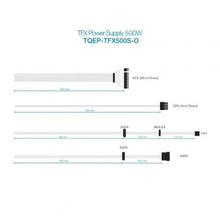 Fuente de alimentación tfx tooq tqep-tfx500s-o/ 500w/ ventilador 8cm