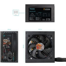 Fuente de alimentación tooq tqhelios-650sp/ 650w/ ventilador 12cm/ 80 plus bronze