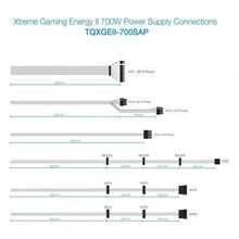 Fuente de alimentación  tooq tqxgeii-700sap/ 700w/ ventilador 14cm/ 80 plus bronze