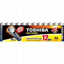 Pack De 12 Pilas Aa Toshiba High Power Lr6