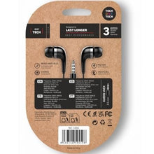 Auriculares intrauditivos tech one tech soft eartech tec1005/ con micrófono/ jack 3.5/ negros