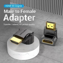 Adaptador hdmi 4k 90º vention aiob0/ hdmi macho - hdmi hembra