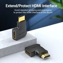 Adaptador hdmi 4k 270º vention aiqb0/ hdmi macho - hdmi hembra