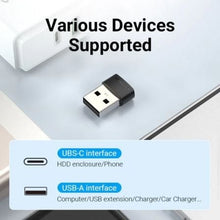 Adaptador usb 2.0 vention cdwb0/ usb tipo-c macho - usb hembra
