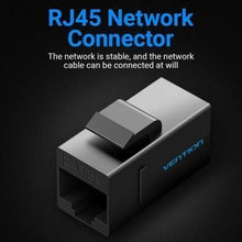 Adaptador conector rj45 vdd-b07-b cat5e utp/ rj45 hembra - rj45 hembra/ negro