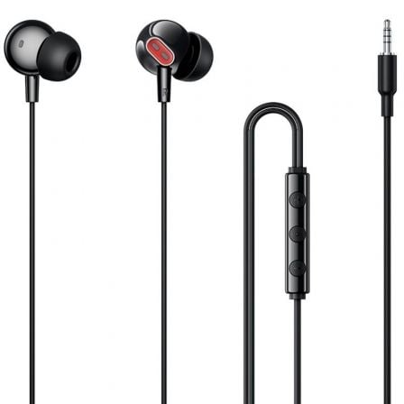 Auriculares intrauditivos vention echo lite in-ear/ con micrófono/ jack 3.5/ negros