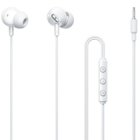 Auriculares intrauditivos vention echo lite in-ear/ con micrófono/ jack 3.5/ blancos