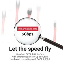 Cable sata vention kddrd/ sata hembra - sata hembra/ 50cm/ rojo